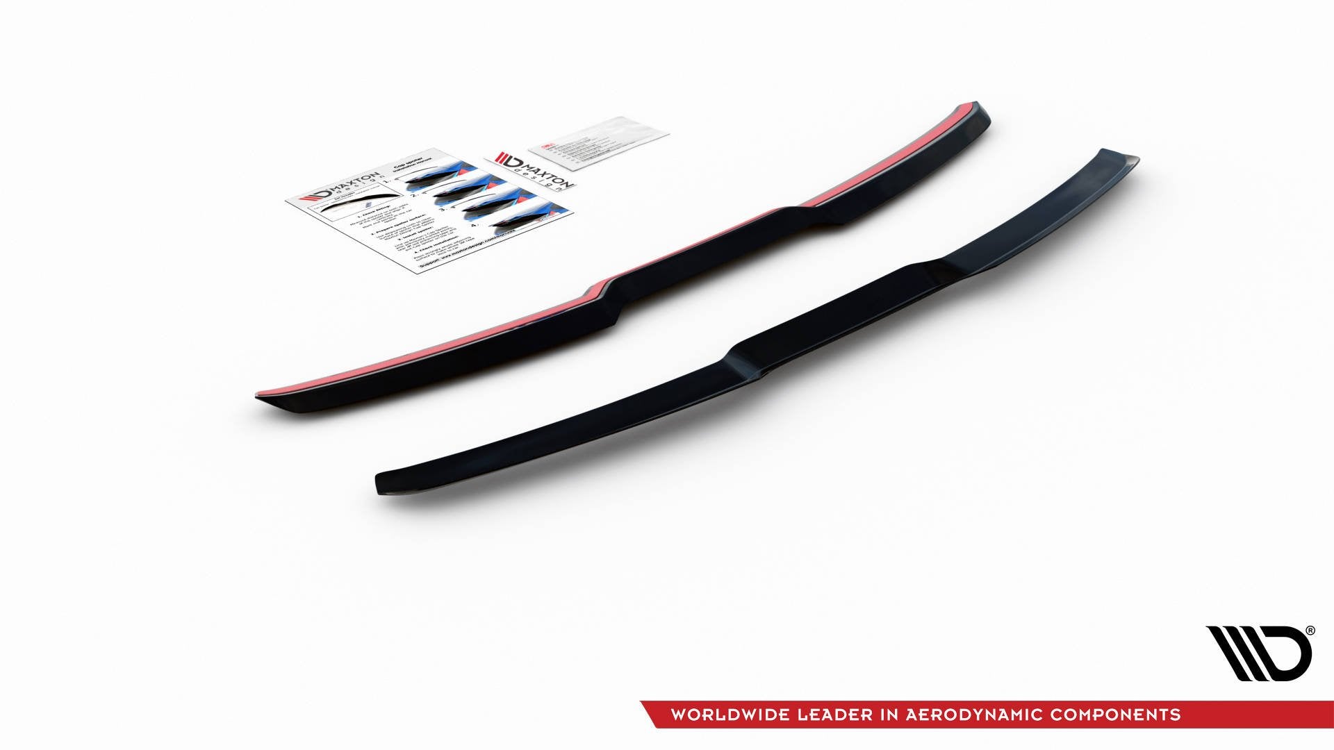 Maxton Design Spoiler CAP passend für Audi A1 S-Line GB schwarz Hochglanz