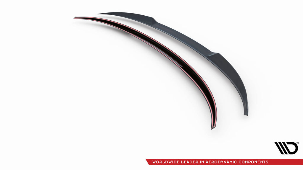 Maxton Design Spoiler CAP 3D passend für V.1 BMW X6 F16 M-Paket / X6 M F86 schwarz Hochglanz