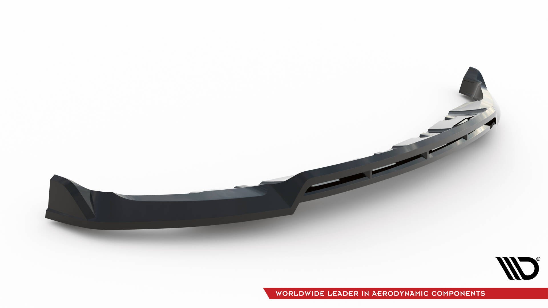 Maxton Design Street+ Spoilerlippe Front Ansatz passend für Ford Explorer XLT Mk6 schwarz Hochglanz