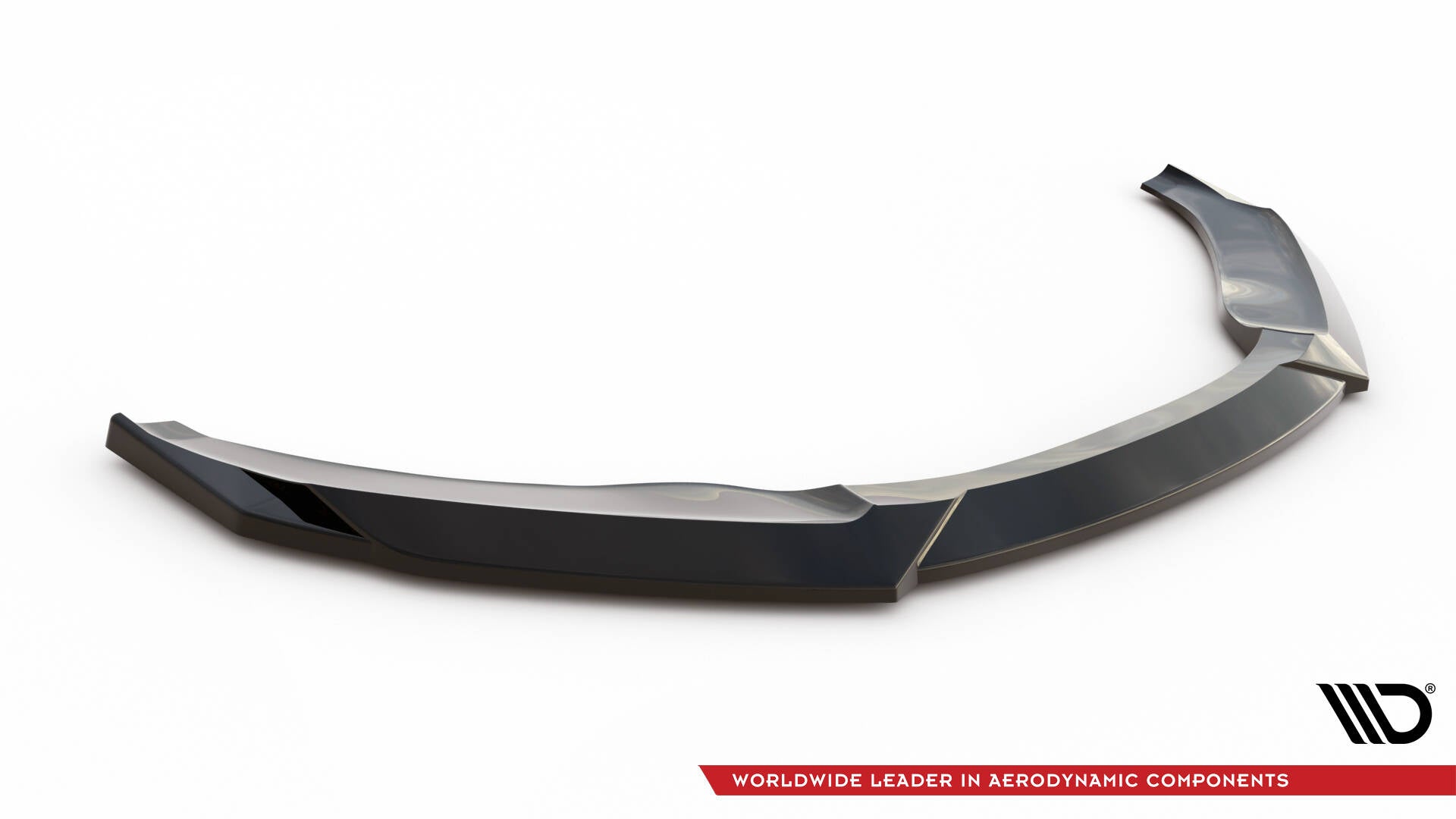 Maxton Design Street+ Spoilerlippe Front Ansatz V.1 passend für Audi TT S / S-Line 8S schwarz Hochglanz