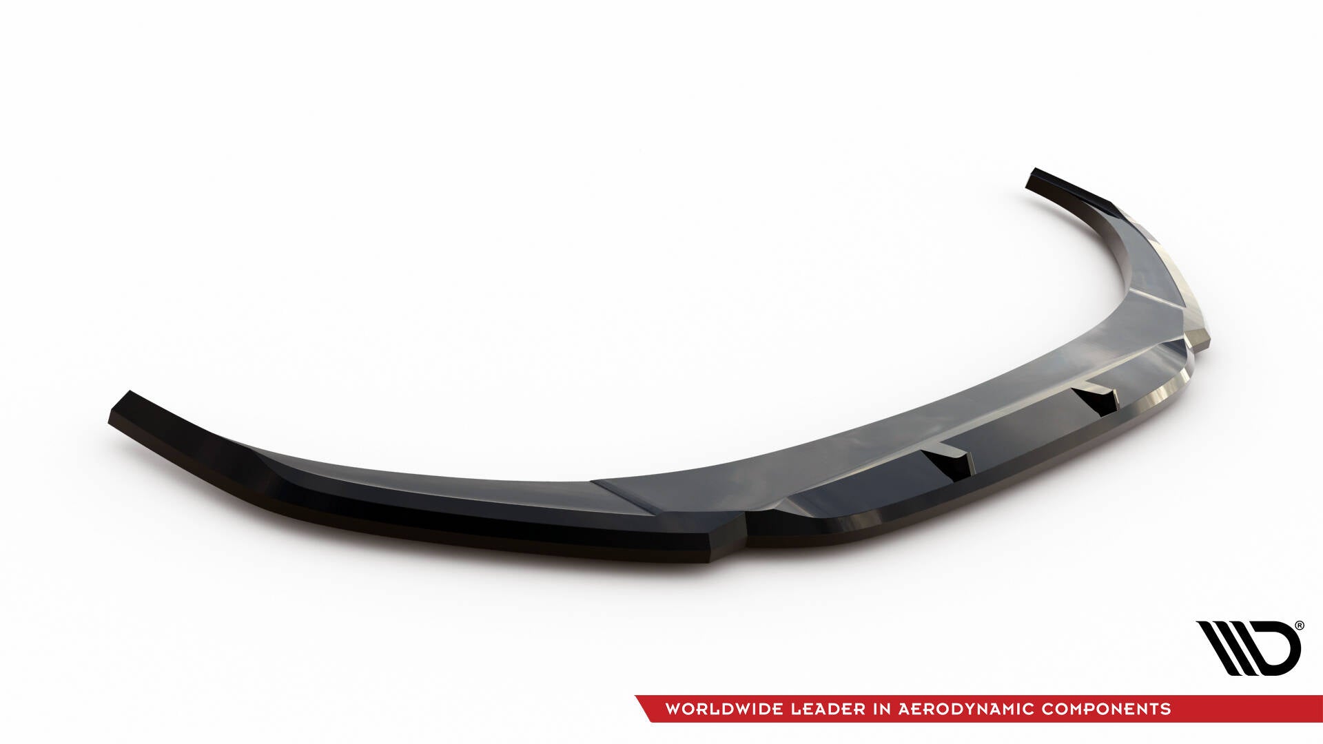 Maxton Design Street+ Spoilerlippe Front Ansatz V.1 passend für Hyundai I30 Mk3 Facelift schwarz Hochglanz