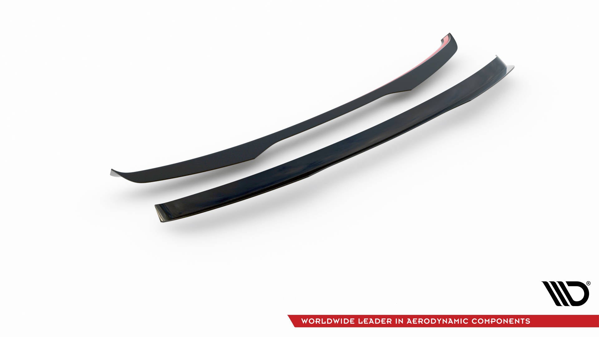 Maxton Design Spoiler CAP passend für Audi RS6 Avant C6 schwarz Hochglanz