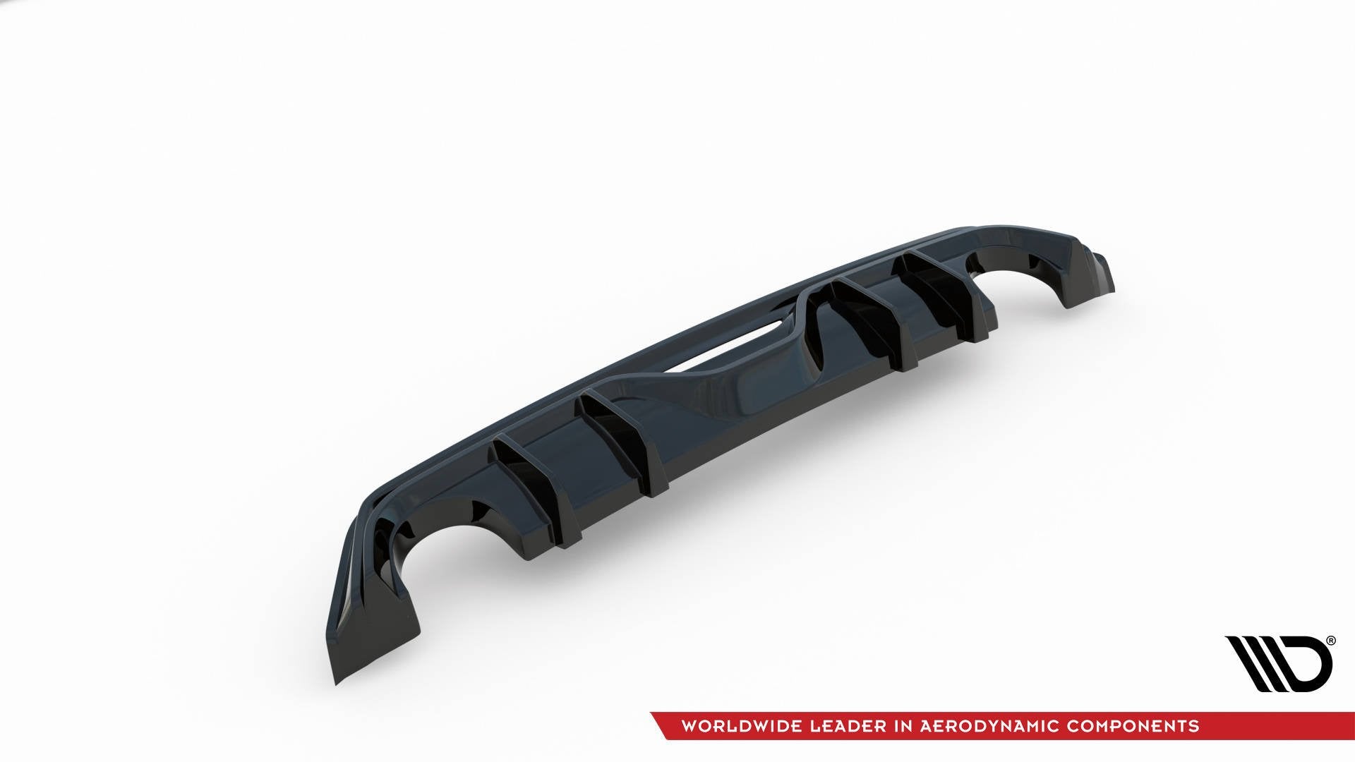 Maxton Design Diffusor Heck Ansatz passend für Toyota GR Yaris Mk4 schwarz Hochglanz