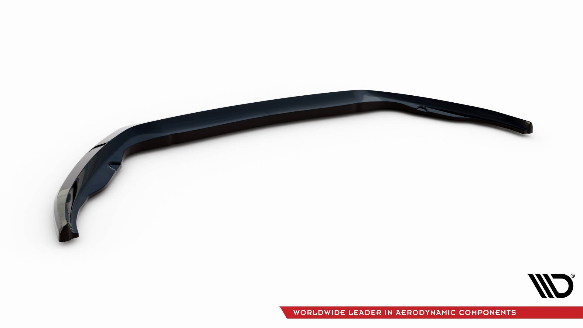 Maxton Design Street+ Spoilerlippe Front Ansatz V.1 passend für Ford Transit Connect Mk2 Facelift schwarz Hochglanz