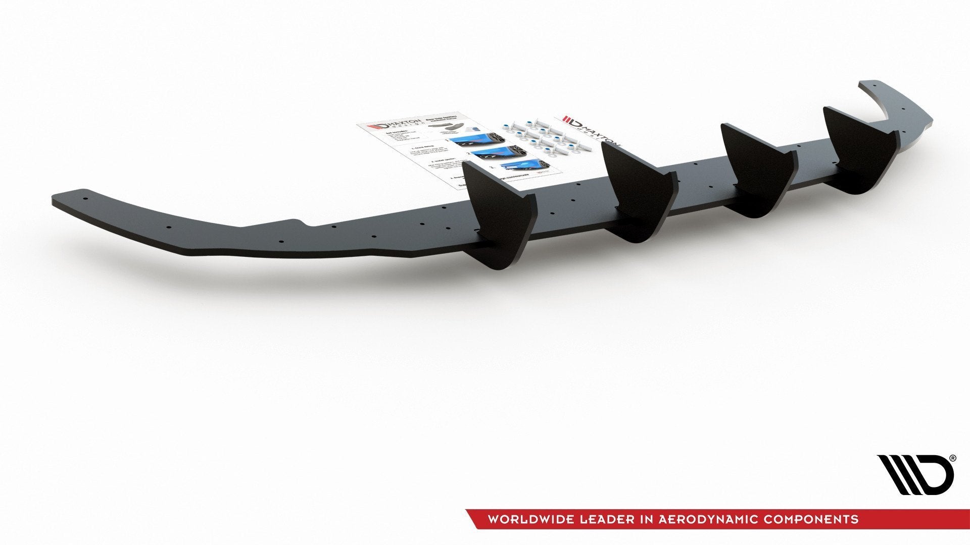 Maxton Design Robuste Racing Heckschürze V.1 passend für VW Golf Hatchback Mk8 / Mk8 Facelift