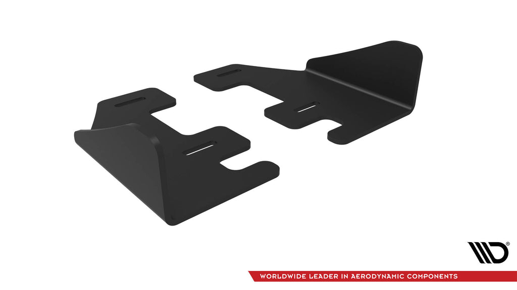 Maxton Design Seitenschweller Flaps passend für Subaru WRX STI Mk1 schwarz Hochglanz