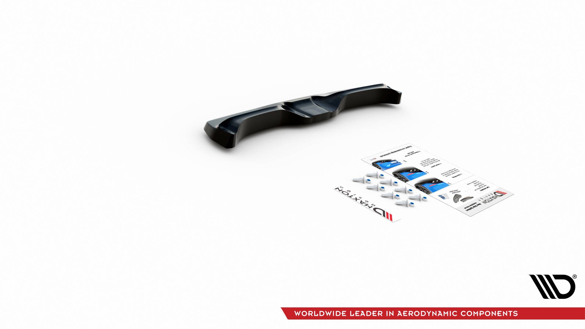 Maxton Design Heckansatz V.2 Nissan 370Z schwarz Hochglanz für Nissan 370Z Standard