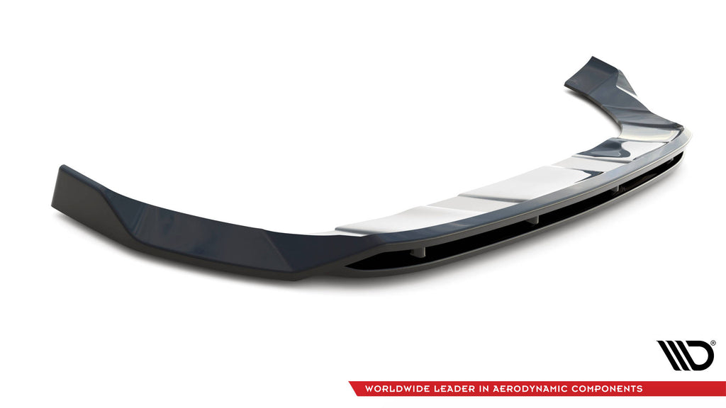 Maxton Design Street+ Spoilerlippe Front Ansatz passend für Seat Ateca Mk1 schwarz Hochglanz