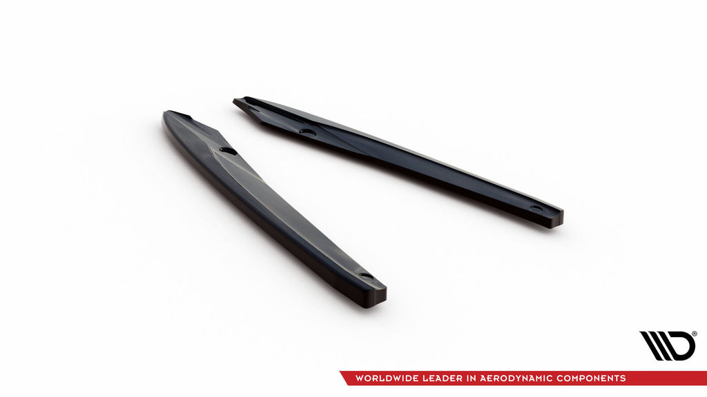 Maxton Design Heck Ansatz Flaps Diffusor V.2 passend für Seat Leon ST FR Mk4 schwarz Hochglanz