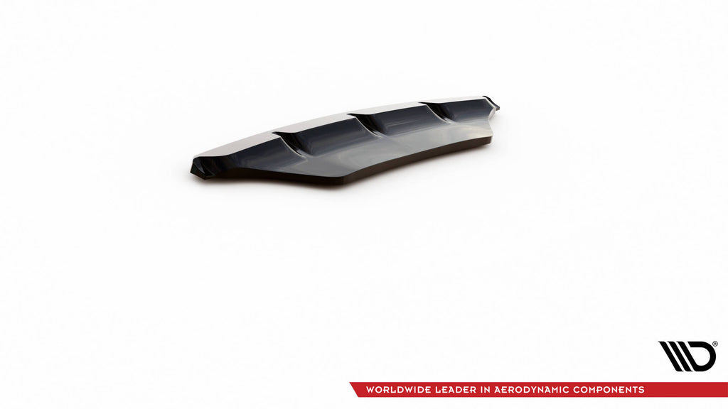 Maxton Design Heckansatz Porsche Macan Mk1 schwarz Hochglanz für Porsche Macan Mk1