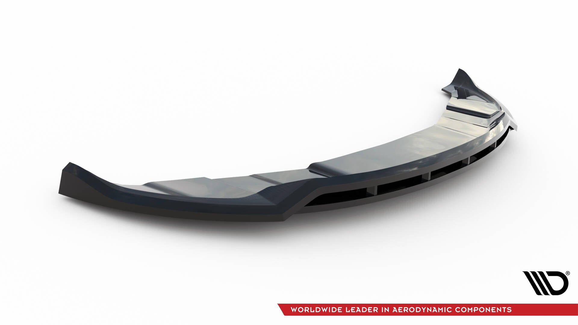 Maxton Design Street+ Spoilerlippe Front Ansatz passend für Land Rover Range Rover Evoque HSE Dynamic Mk1 Facelift schwarz Hochglanz