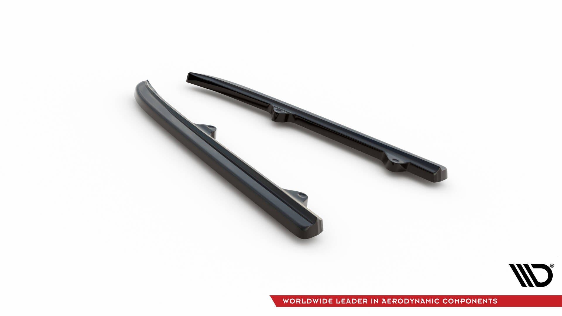 Maxton Design Heck Ansatz Flaps Diffusor passend für Mercedes-Benz CLS C218 schwarz Hochglanz