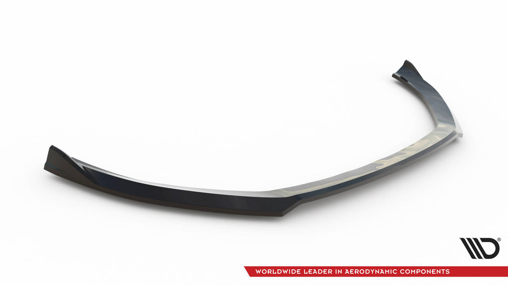Maxton Design Street+ Spoilerlippe Front Ansatz V.2 passend für Audi A3 Limousine 8V schwarz Hochglanz