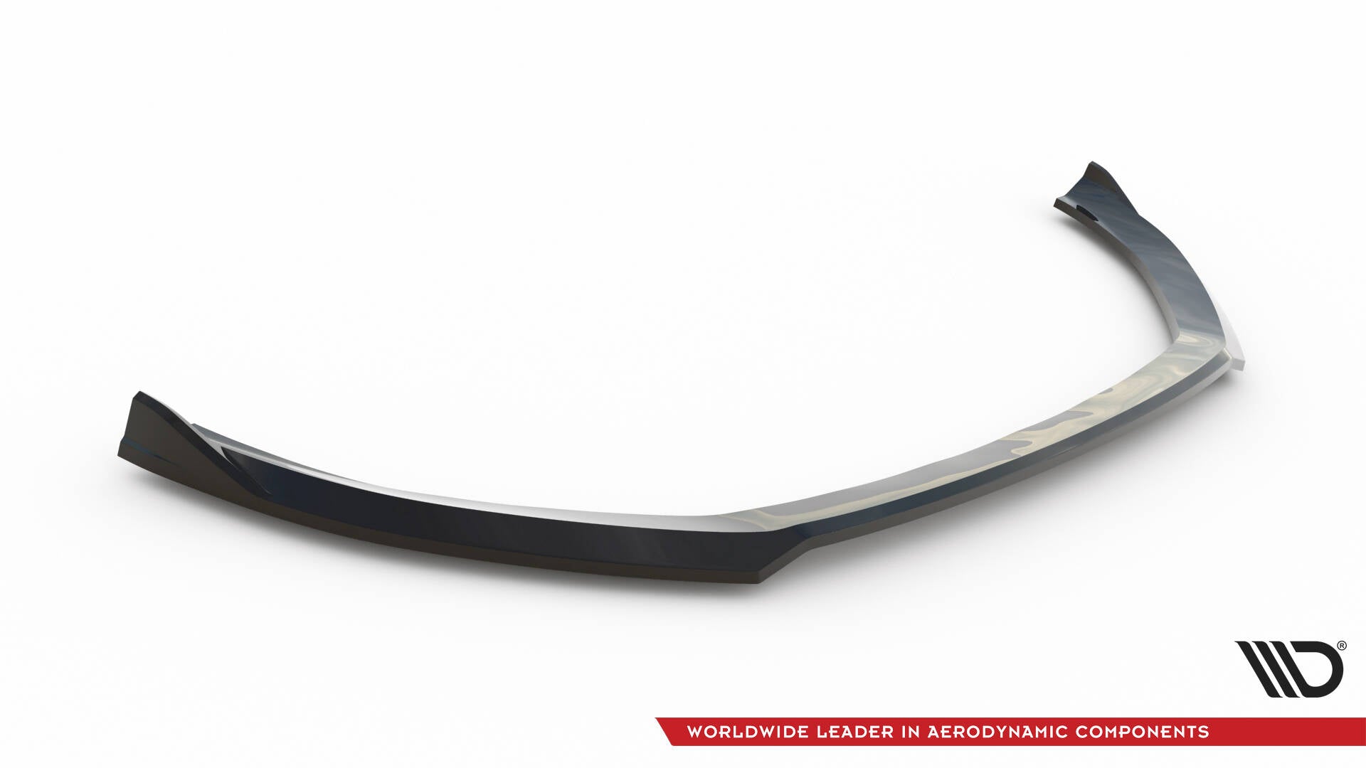 Maxton Design Street+ Spoilerlippe Front Ansatz V.2 passend für Audi A3 Limousine 8V schwarz Hochglanz