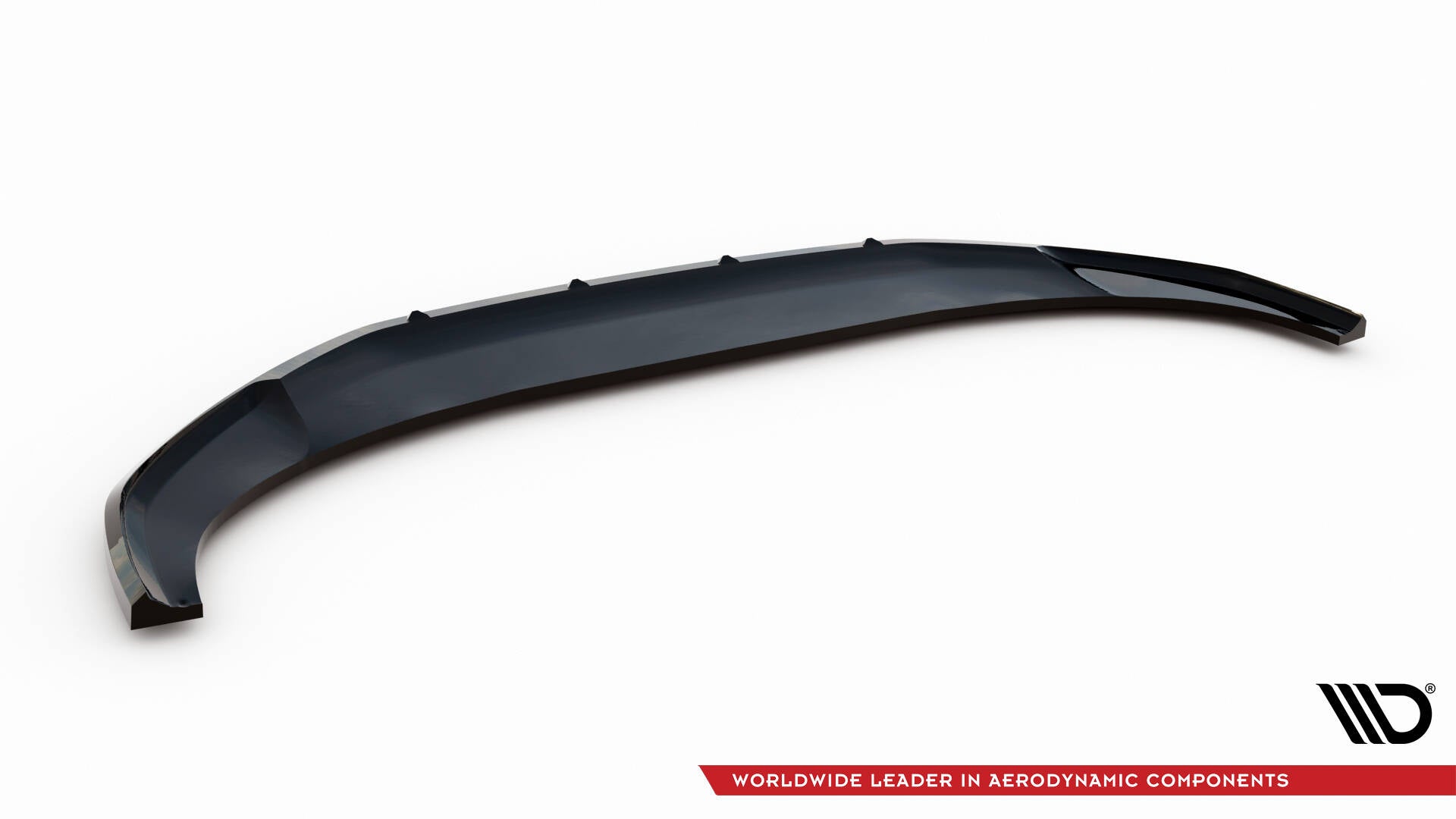 Maxton Design Street+ Spoilerlippe Front Ansatz V.1 passend für Audi Q3 Sportback F3 schwarz Hochglanz