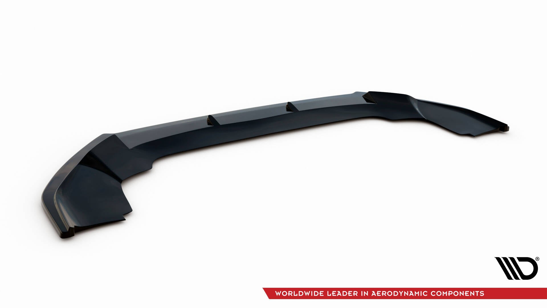 Maxton Design Street+ Spoilerlippe Front Ansatz V.2 passend für VW Crafter Mk2 schwarz Hochglanz