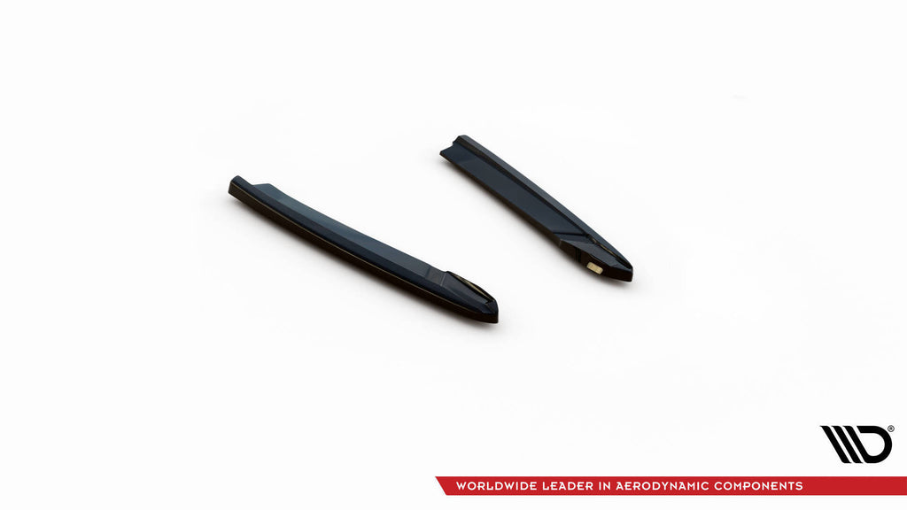 Maxton Design Heck Ansatz Flaps Diffusor V.3 passend für Skoda Octavia RS Liftback / Combi Mk4 Facelift schwarz Hochglanz