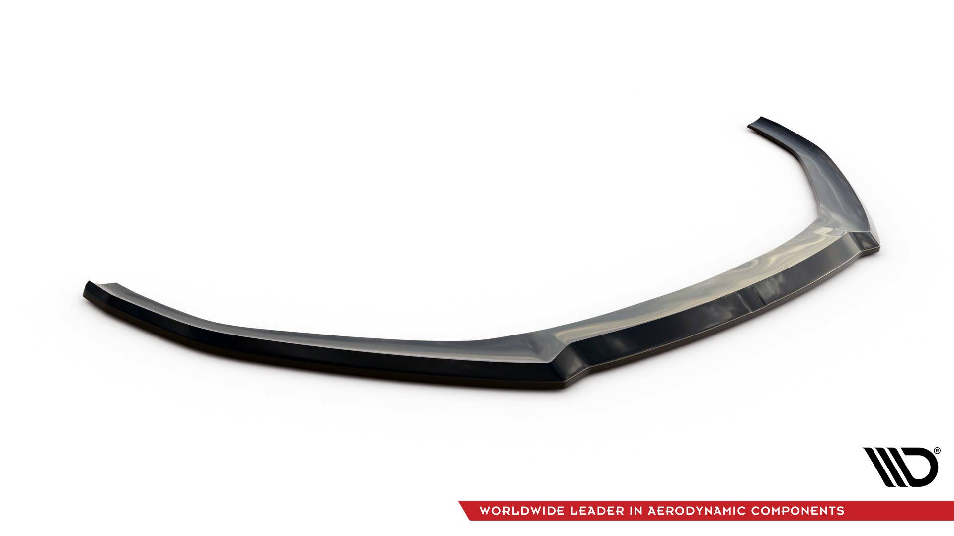 Maxton Design Street+ Spoilerlippe Front Ansatz V.2 passend für Audi S5 / A5 S-Line F5 Coupe / Sportback schwarz Hochglanz