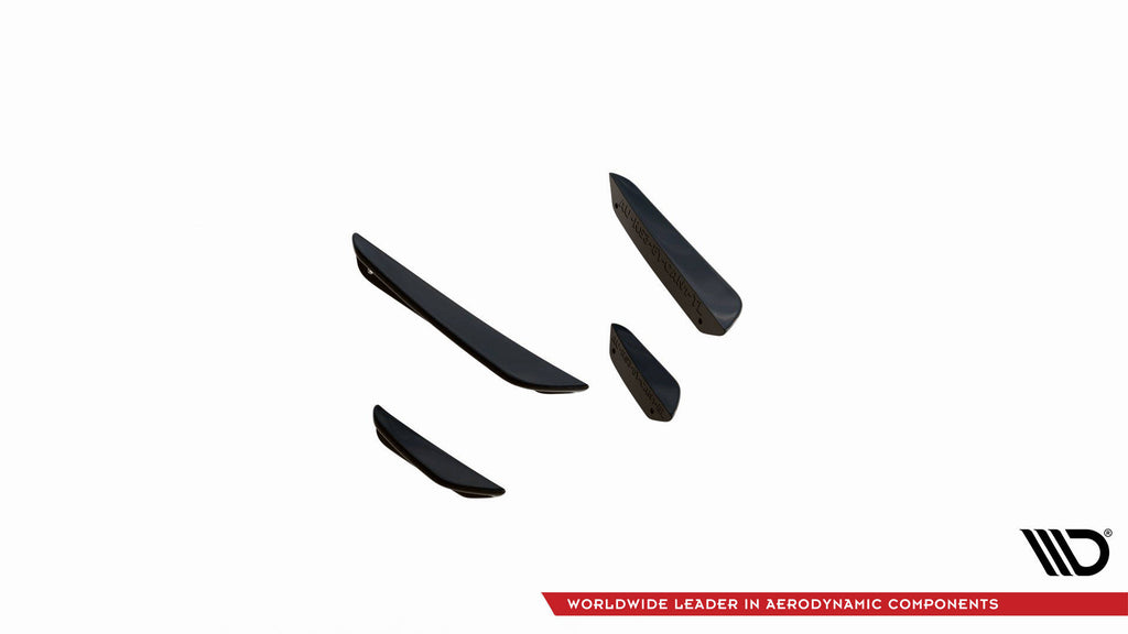 Maxton Design Stoßstangen Flaps Wings vorne Canards passend für Audi RS3 8Y