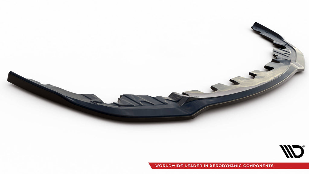 Maxton Design Street+ Spoilerlippe Front Ansatz V.2 passend für BMW M8 Gran Coupe F93 / Coupe F92 schwarz Hochglanz