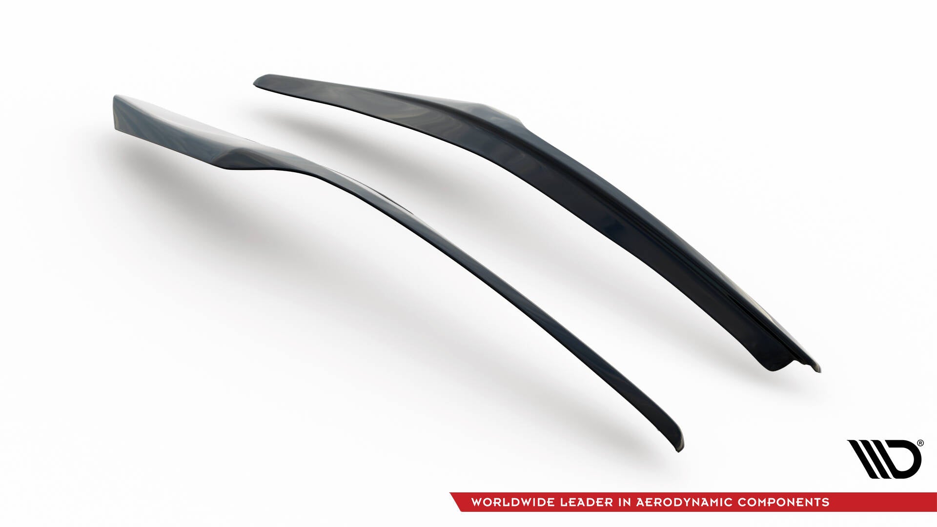 Maxton Design Scheinwerfer Blenden Böser Blick V.2 passend für Ford Fiesta ST / ST-Line / Standard Mk7 FL schwarz Hochglanz