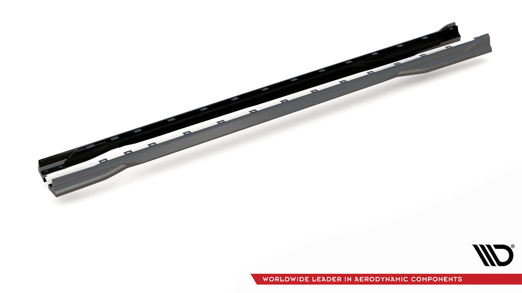 Maxton Design Carbon Fiber Seitenschweller Prepreg BMW 1er M-Paket/ M135i / 128ti F40 für BMW 1er F40