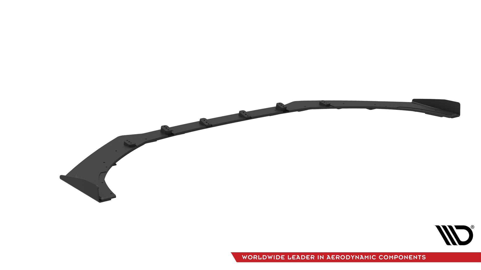 Maxton Design Street Pro Street+ Spoilerlippe Front Ansatz + Flaps passend für Audi S3 / A3 S-Line Limousine 8V schwarz Hochglanz