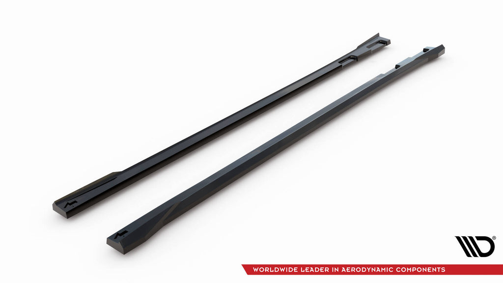 Maxton Design Street+ Seitenschweller Leisten passend für Volvo EX30 Mk1 schwarz Hochglanz