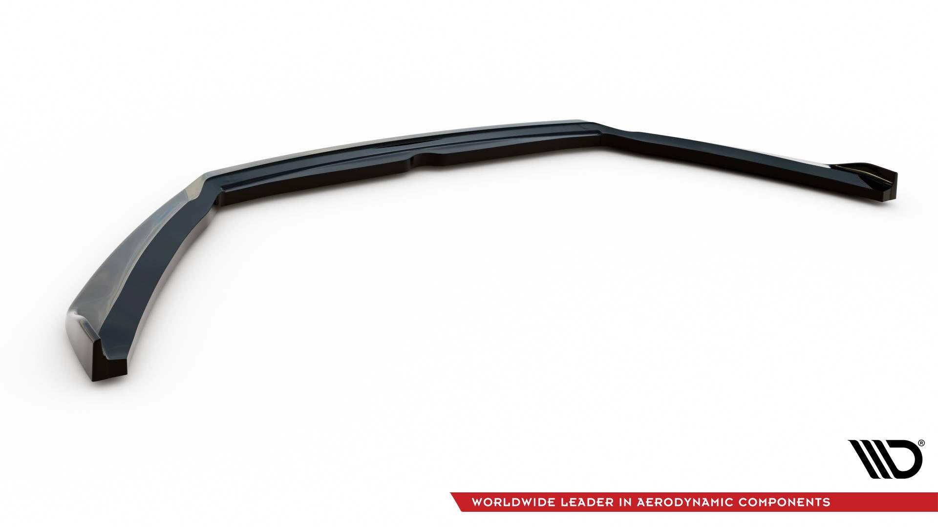 Maxton Design Street+ Spoilerlippe Front Ansatz V.2 passend für Jaguar F-Type X152 Facelift schwarz Hochglanz