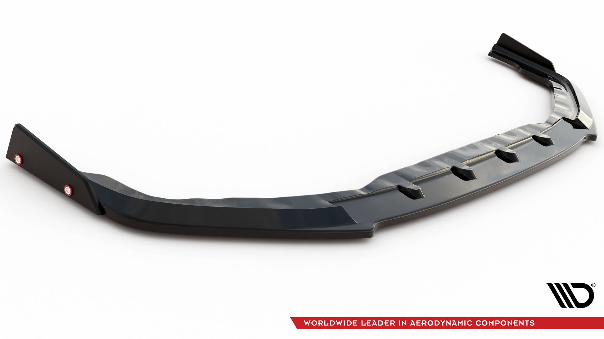 Maxton Design Street+ Spoilerlippe Front Ansatz + Flaps passend für Nissan GTR R35 Facelift