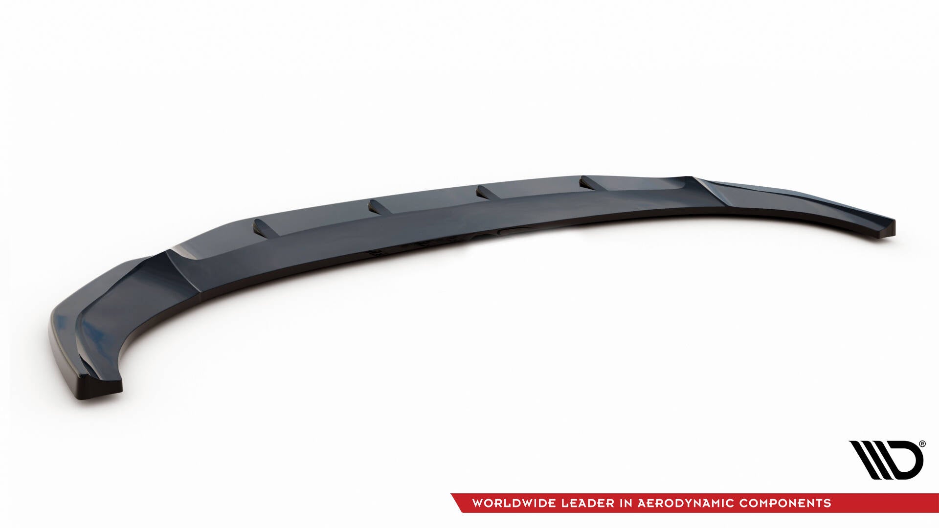 Maxton Design Street+ Spoilerlippe Front Ansatz V.2 passend für Audi RSQ3 Sportback / SUV F3 schwarz Hochglanz