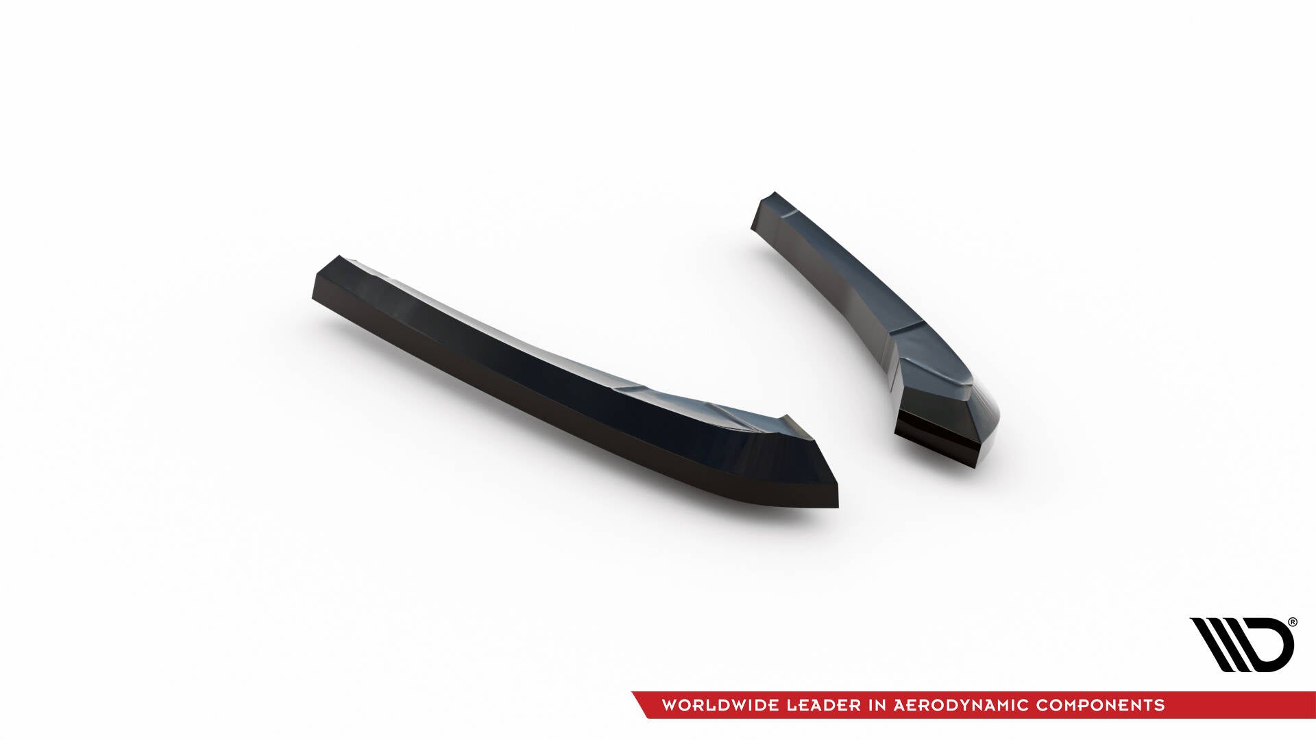 Maxton Design Heck Ansatz Flaps Diffusor V.1 passend für BMW X3 M F97 / F97 Facelift schwarz Hochglanz