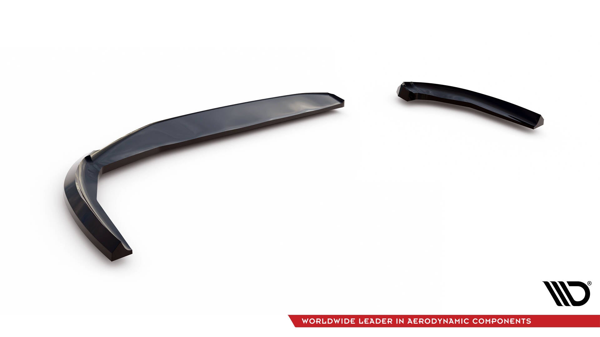 Maxton Design Heck Ansatz Flaps Diffusor passend für BMW 1er F40 schwarz Hochglanz