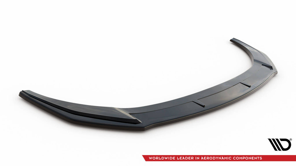 Maxton Design Street+ Spoilerlippe Front Ansatz V.3 passend für Kia Ceed GT / GT-Line Mk3 / Proceed Mk1 schwarz Hochglanz