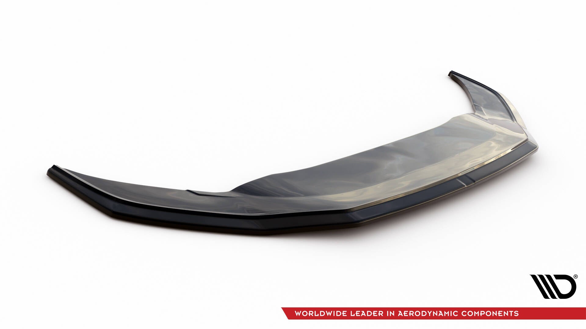 Maxton Design Street+ Spoilerlippe Front Ansatz V.1 passend für VW Arteon R-Line Limousine / Shooting Brake Mk1 schwarz Hochglanz