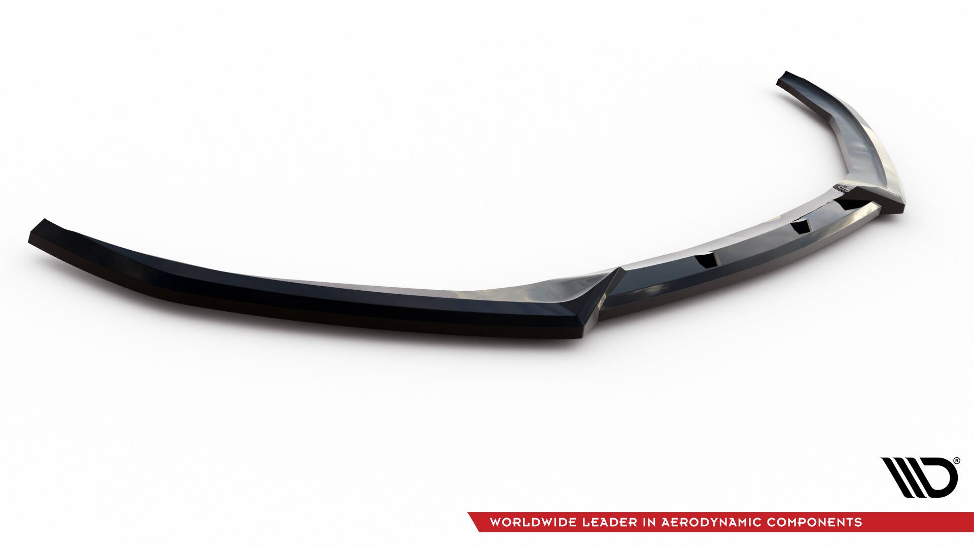 Maxton Design Street+ Spoilerlippe Front Ansatz V.2 passend für Jaguar XE R-Sport X760 schwarz Hochglanz
