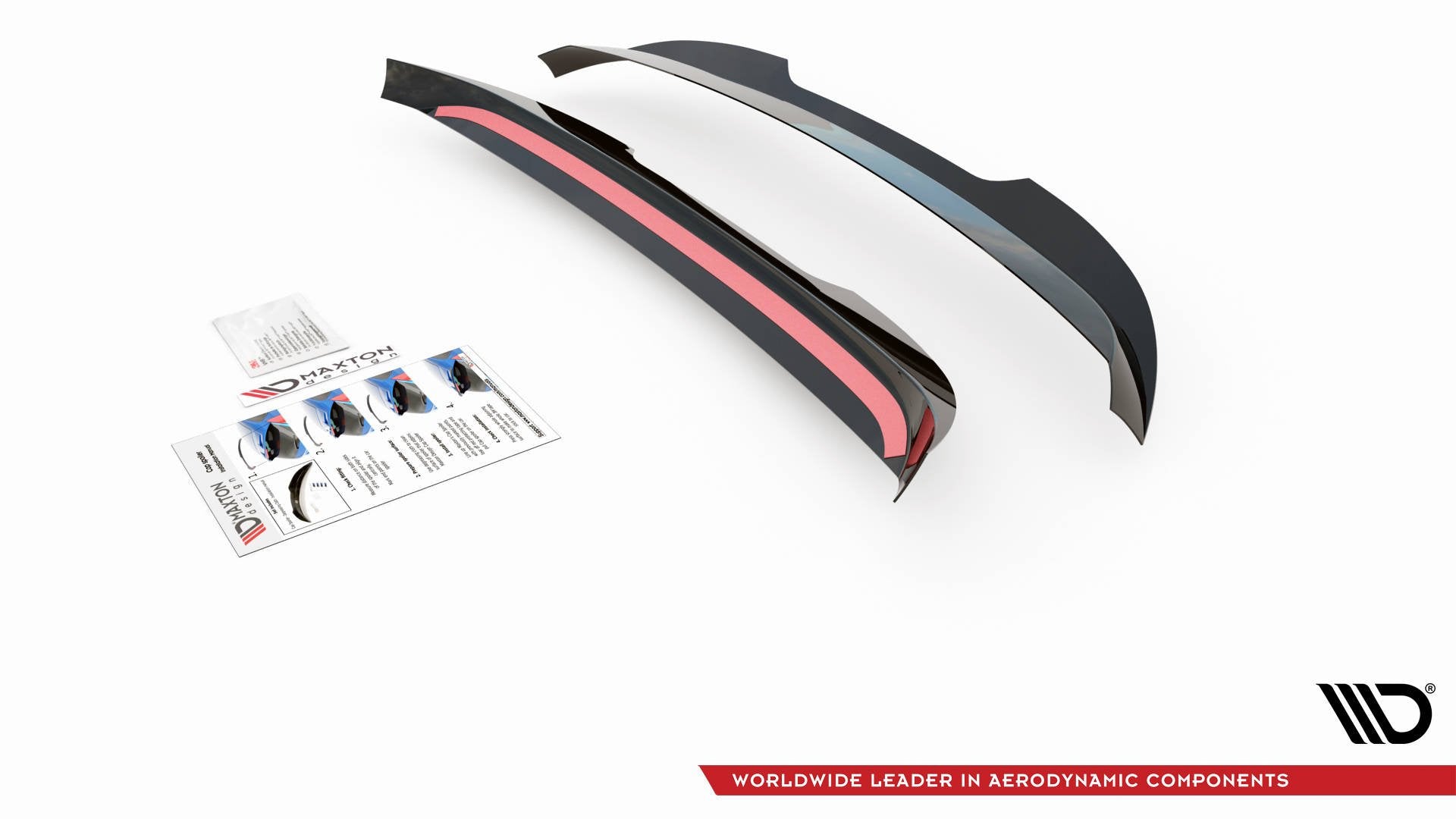 Maxton Design Spoiler CAP passend für VW Caddy Mk. 4 schwarz Hochglanz