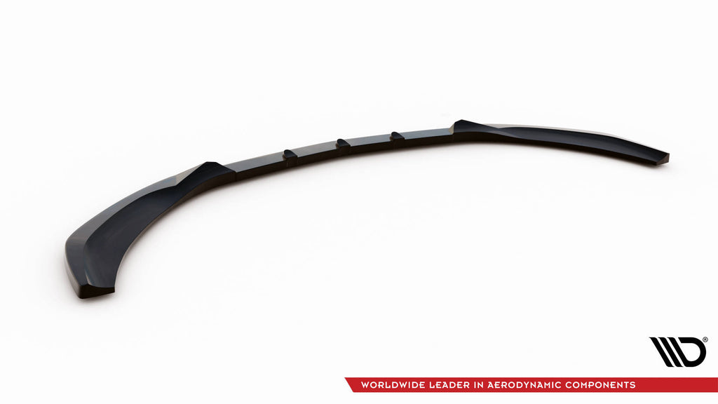 Maxton Design Street+ Spoilerlippe Front Ansatz V.1 passend für Mercedes-Benz C AMG-Line / 43 AMG W206 schwarz Hochglanz