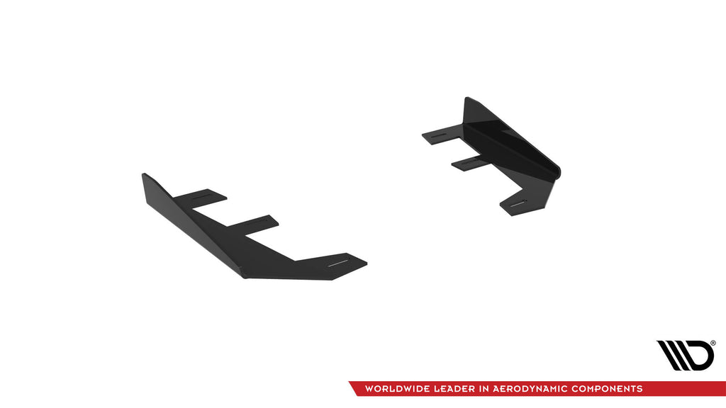 Maxton Design Hintere Seiten Flaps passend für BMW 4er35i Coupe M-Paket F32 schwarz Hochglanz