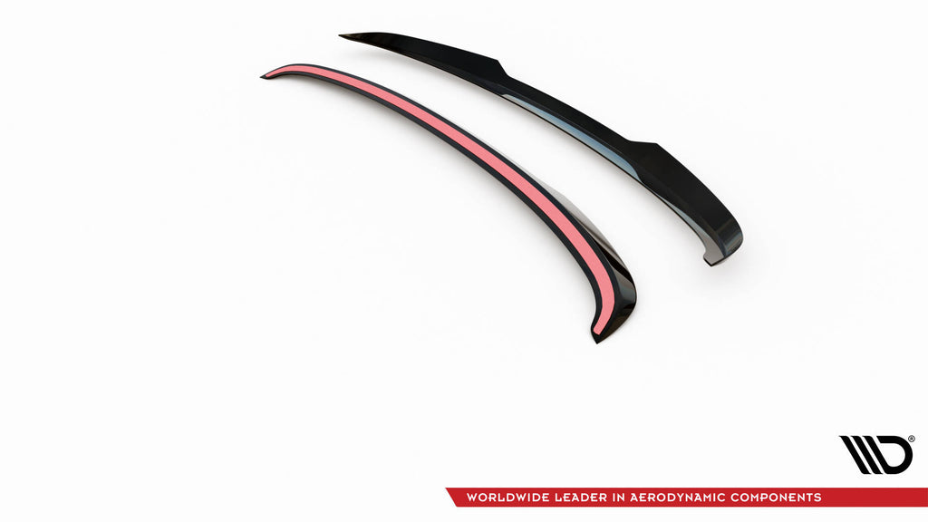 Maxton Design Spoiler CAP passend für Volvo S60 Standard / R-Design Mk2 schwarz Hochglanz
