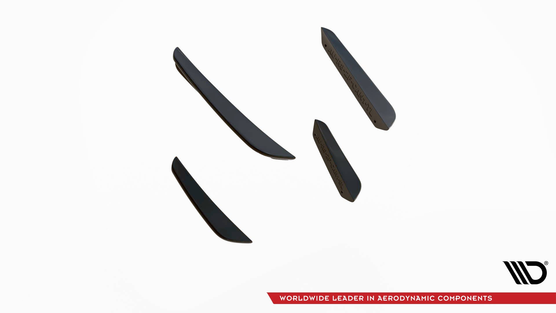 Maxton Design Stoßstangen Flaps Wings vorne Canards passend für Audi RS3 Sportback 8Y Facelift