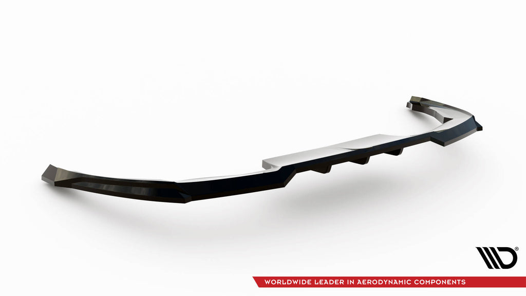 Maxton Design Street+ Mittlerer Diffusor RACE passend für Peugeot 408 Mk1 schwarz Hochglanz