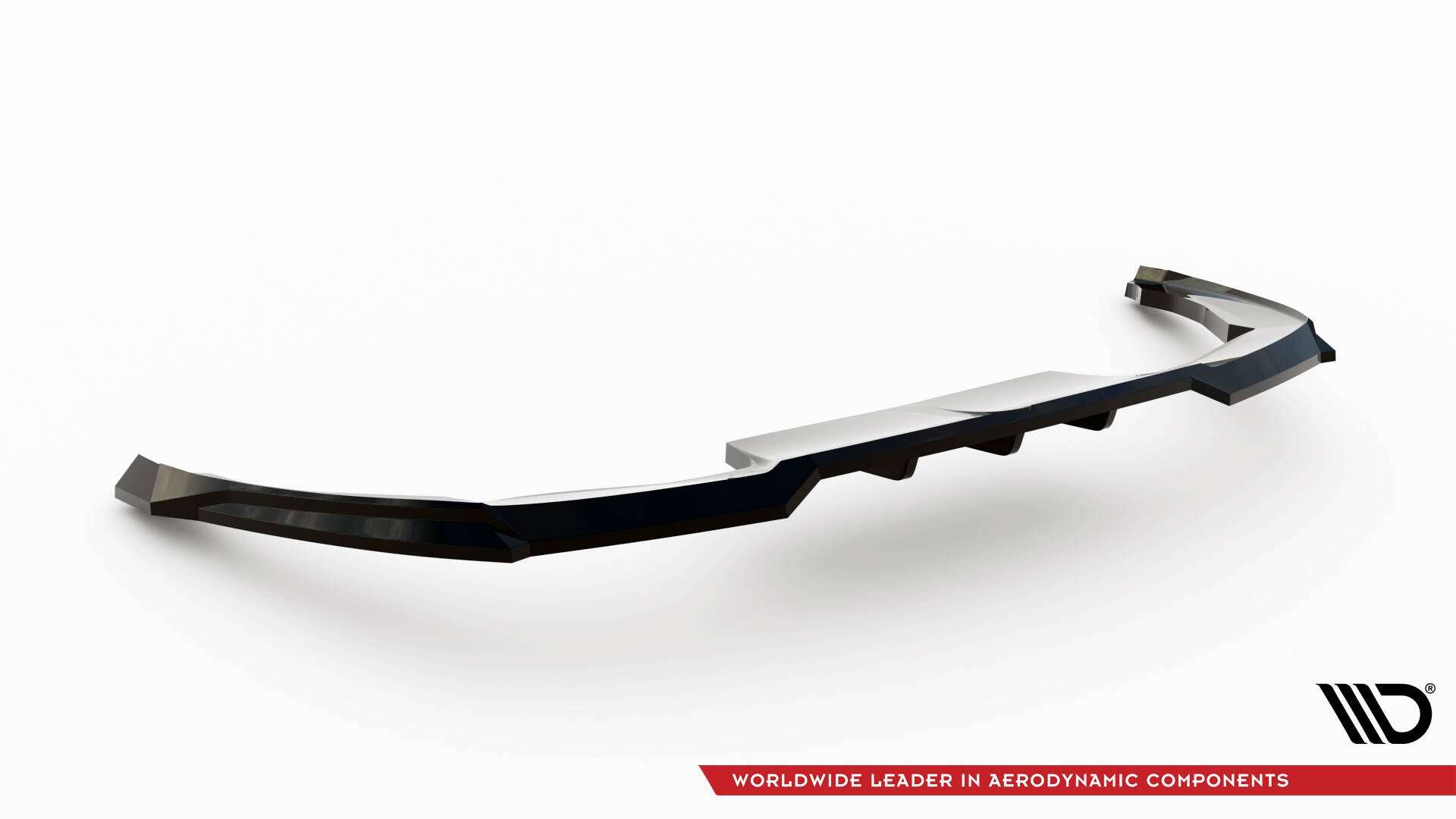 Maxton Design Street+ Mittlerer Diffusor RACE passend für Peugeot 408 Mk1 schwarz Hochglanz
