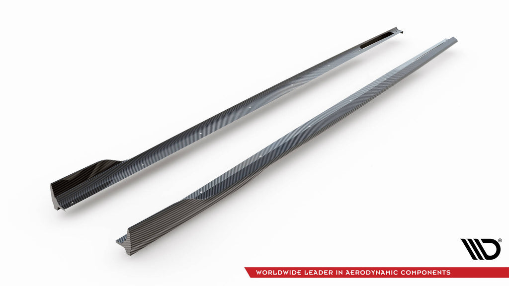 Maxton Design Prepreg Carbon Fiber Seitenschweller BMW 7 M-Paket G11 Facelift für BMW 7er G11