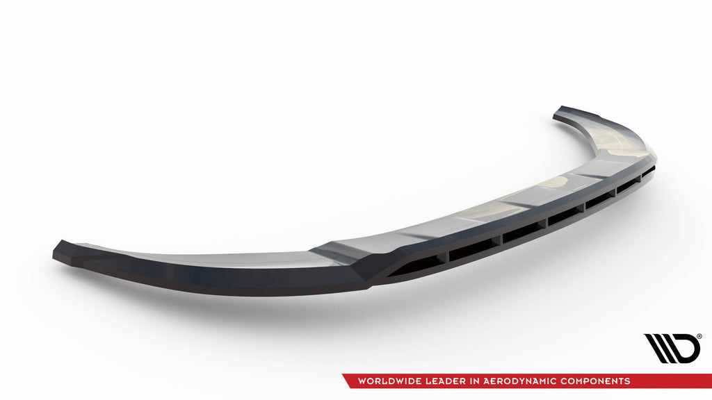 Maxton Design Street+ Spoilerlippe Front Ansatz passend für Audi A6 Allroad C8 schwarz Hochglanz
