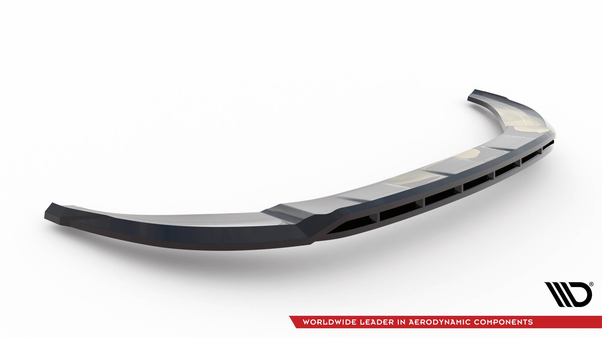 Maxton Design Street+ Spoilerlippe Front Ansatz passend für Audi A6 Allroad C8 schwarz Hochglanz