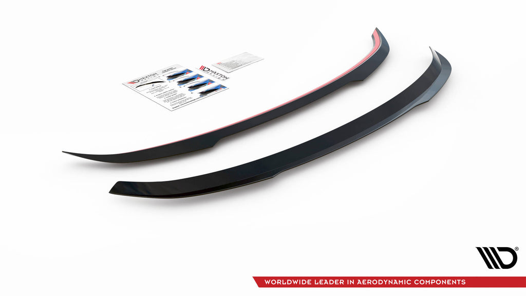 Maxton Design Spoiler CAP passend für Kia XCeed Mk1 schwarz Hochglanz