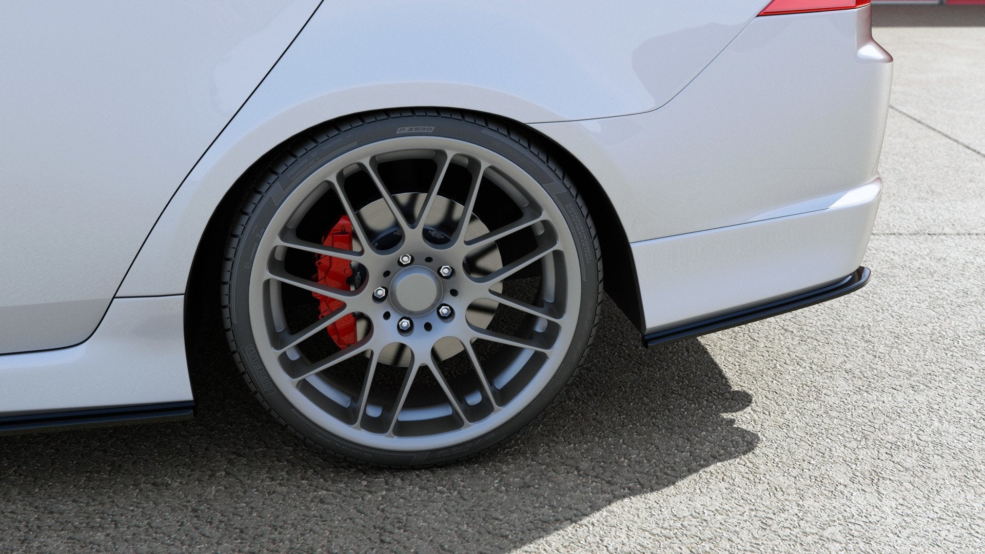 Maxton Design Heck Ansatz Flaps Diffusor passend für HONDA ACCORD VII TYPE-S schwarz Hochglanz