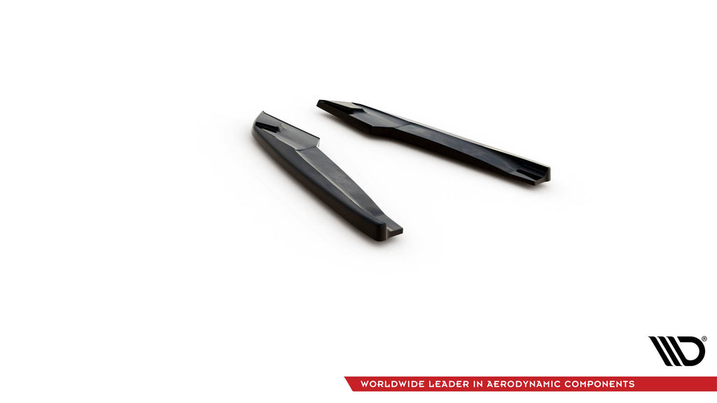 Maxton Design Heck Ansatz Flaps Diffusor passend für Audi S5 Coupe / Sportback F5 schwarz Hochglanz