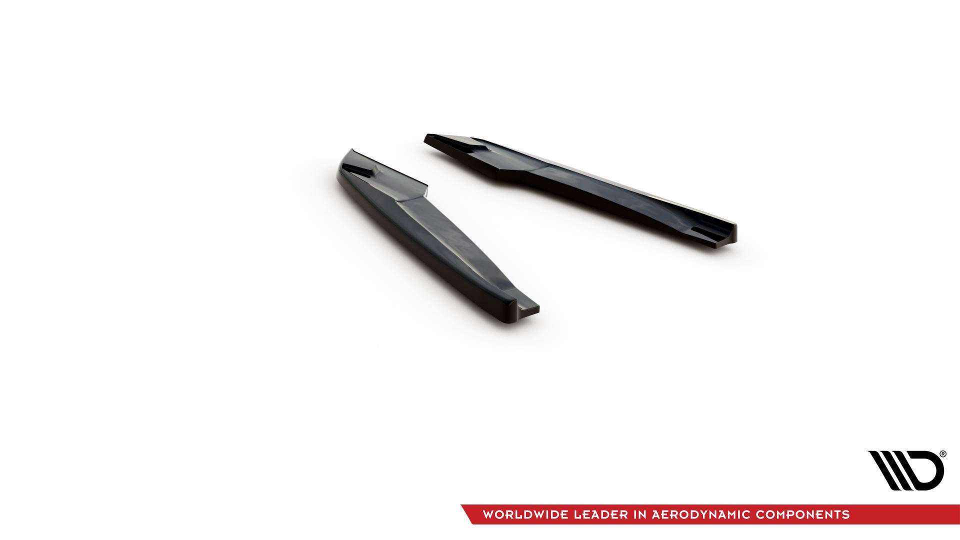 Maxton Design Heck Ansatz Flaps Diffusor passend für Audi S5 Coupe / Sportback F5 schwarz Hochglanz